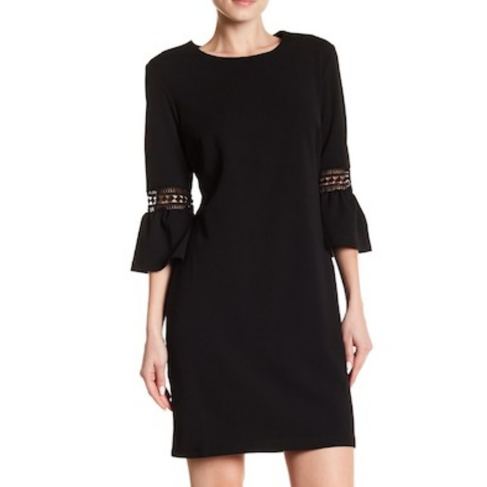 ABS Collection Bell Sleeve Shift Dress, 4